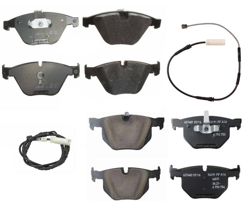 BMW Disc Brakes Kit - Pads Front and Rear